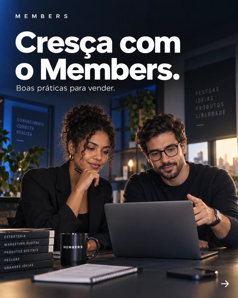 Cresça com o Members. Boas práticas para vender.